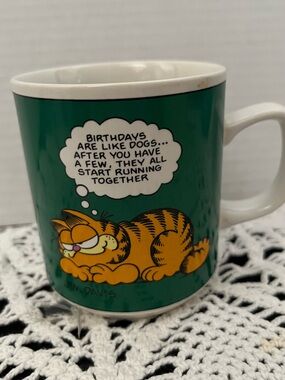 Garfield Cartoon Birthday Coffee Mug